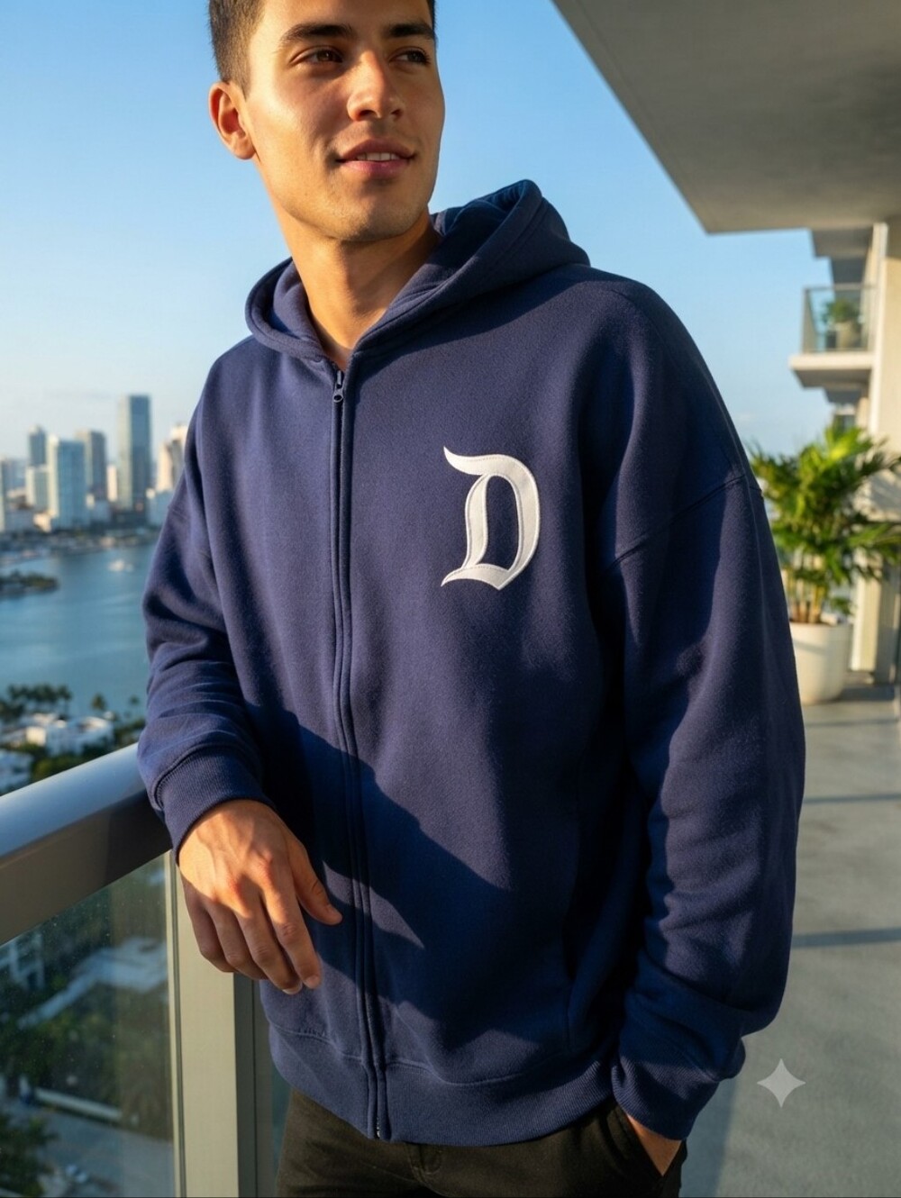 Disney Disneyland Hoodie Navy Blue Medium